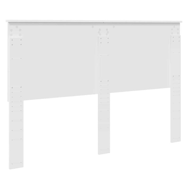 vidaXL Fejtámla fejtámlával Fehér 150 cm Faanyag