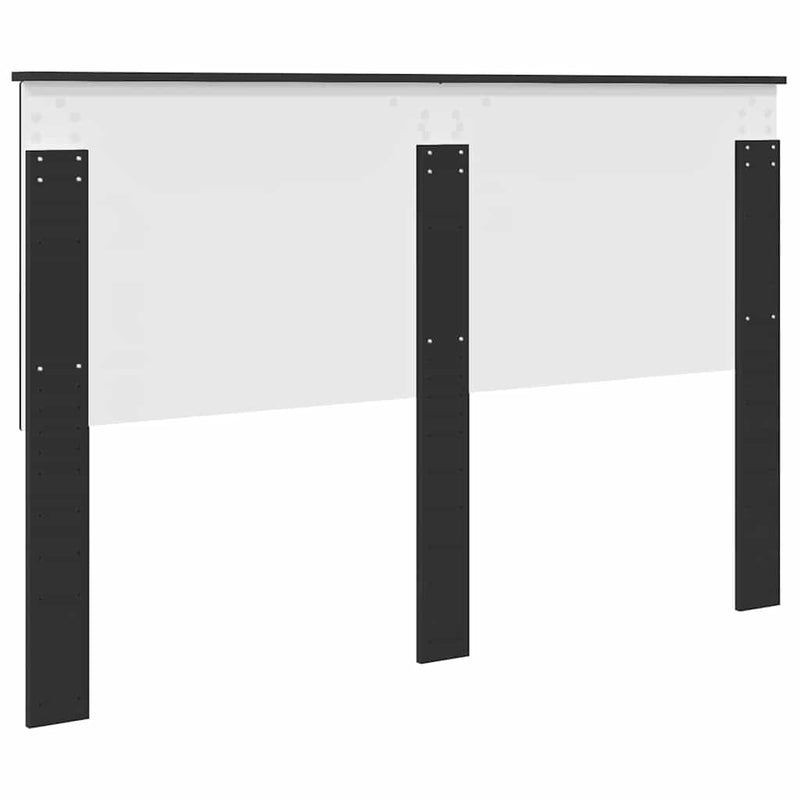 vidaXL Fejtámla fejtámlával Fekete tölgy 150 cm Faanyag