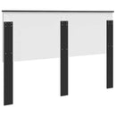 vidaXL Fejtámla fejtámlával Fekete tölgy 150 cm Faanyag