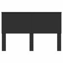 vidaXL Fejtámla fejtámlával Fekete tölgy 150 cm Faanyag