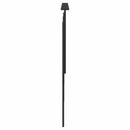 vidaXL Fejtámla fejtámlával Fekete tölgy 150 cm Faanyag