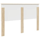 vidaXL Fejtámla fejtámlával Sonoma tölgy 150 cm Faanyag