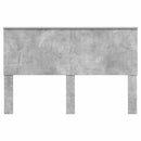 vidaXL Fejtámla fejtámlával Beton Szürke 150 cm Faanyag
