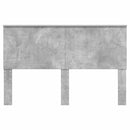 vidaXL Fejtámla fejtámlával Beton Szürke 150 cm Faanyag