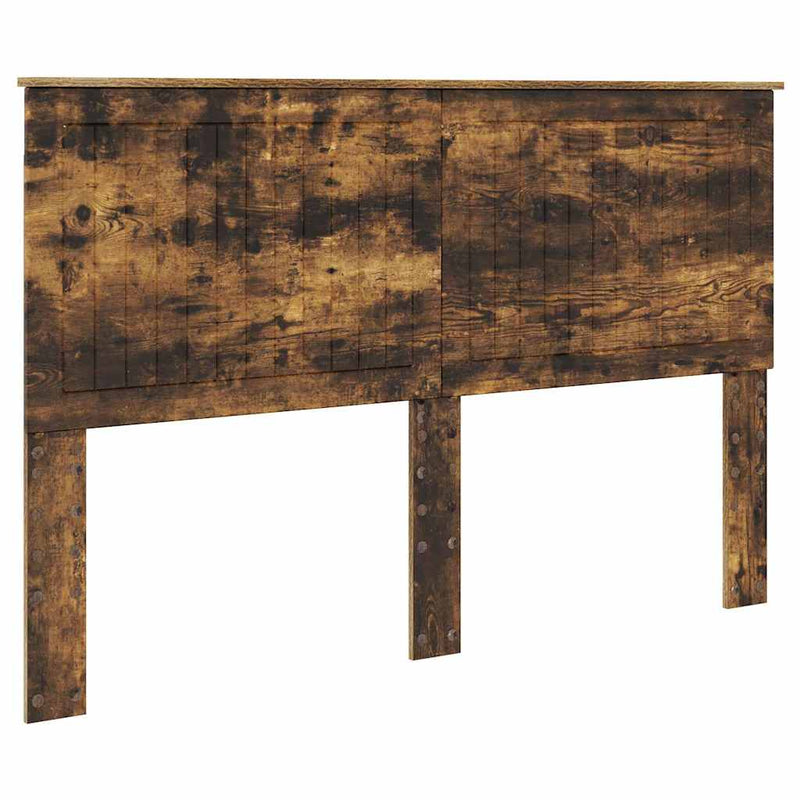 vidaXL Fejtámla fejtámlával Füstölt tölgy 150 cm Faanyag