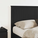 vidaXL Fejtámla fejtámlával Fekete tölgy 140 cm Faanyag