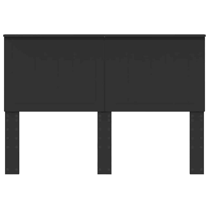 vidaXL Fejtámla fejtámlával Fekete tölgy 140 cm Faanyag