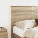 vidaXL Fejtámla fejtámlával Sonoma tölgy 140 cm Faanyag
