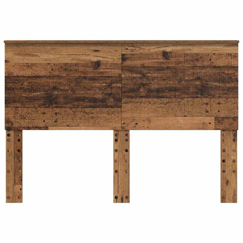 vidaXL Fejtámla fejtámlával Öreg fa 140 cm Faanyag