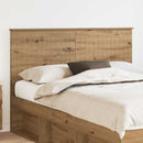 vidaXL Fejtámla fejtámlával Artisan tölgy 140 cm Faanyag