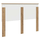 vidaXL Fejtámla fejtámlával Artisan tölgy 140 cm Faanyag