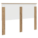vidaXL Fejtámla fejtámlával Artisan tölgy 140 cm Faanyag
