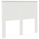 vidaXL Fejtámla fejtámlával Fehér 135 cm Faanyag