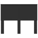 vidaXL Fejtámla fejtámlával Fekete tölgy 135 cm Faanyag