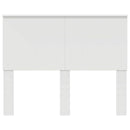 vidaXL Fejtámla fejtámlával Fehér 120 cm Faanyag