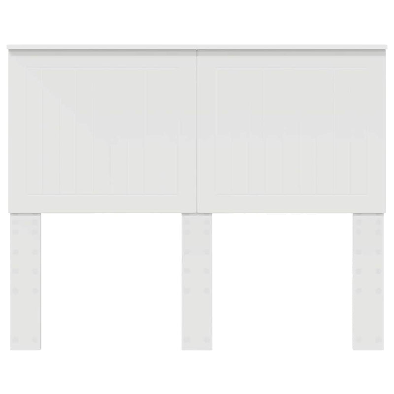 vidaXL Fejtámla fejtámlával Fehér 120 cm Faanyag