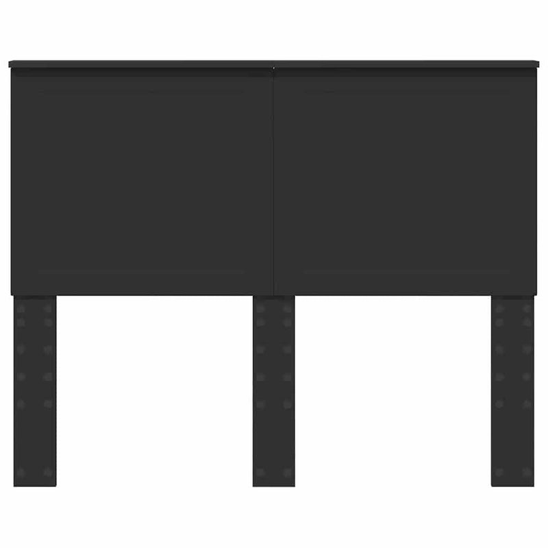 vidaXL Fejtámla fejtámlával Fekete tölgy 120 cm Faanyag