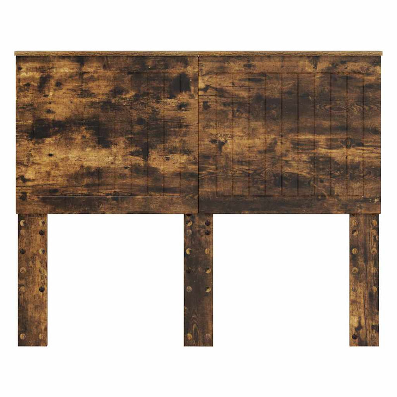 vidaXL Fejtámla fejtámlával Füstölt tölgy 120 cm Faanyag