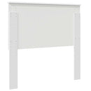 vidaXL Fejtámla fejtámlával Fehér 100 cm Faanyag