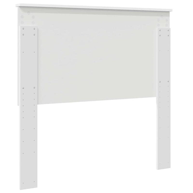 vidaXL Fejtámla fejtámlával Fehér 100 cm Faanyag