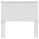 vidaXL Fejtámla fejtámlával Fehér 100 cm Faanyag