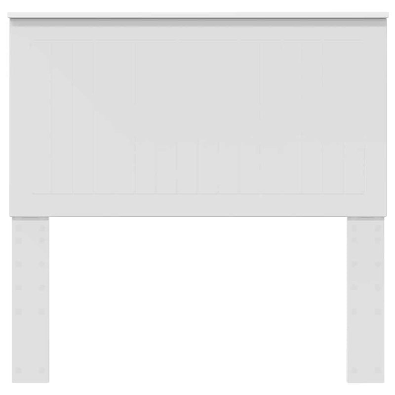 vidaXL Fejtámla fejtámlával Fehér 100 cm Faanyag