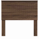 vidaXL Fejtámla fejtámlával Barna Tölgy 100 cm Faanyag