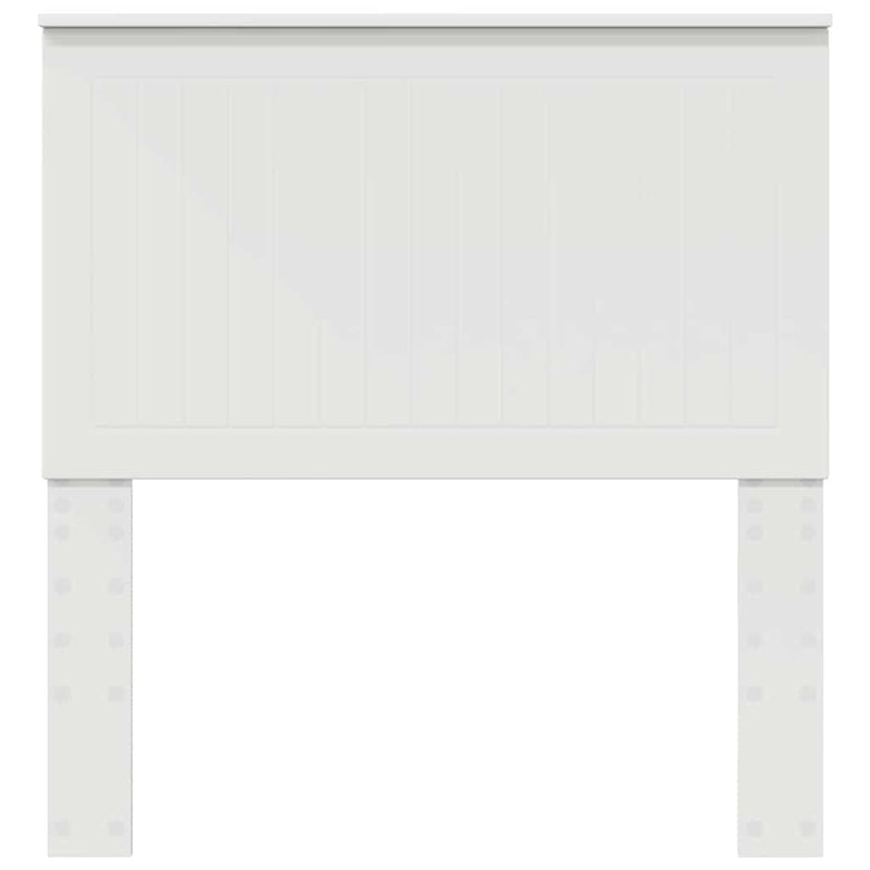 vidaXL Fejtámla fejtámlával Fehér 90 cm Faanyag
