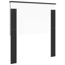 vidaXL Fejtámla fejtámlával Fekete tölgy 90 cm Faanyag