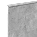 vidaXL Fejtámla fejtámlával Beton Szürke 90 cm Faanyag