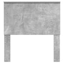 vidaXL Fejtámla fejtámlával Beton Szürke 90 cm Faanyag