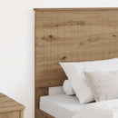 vidaXL Fejtámla fejtámlával Artisan tölgy 80 cm Faanyag