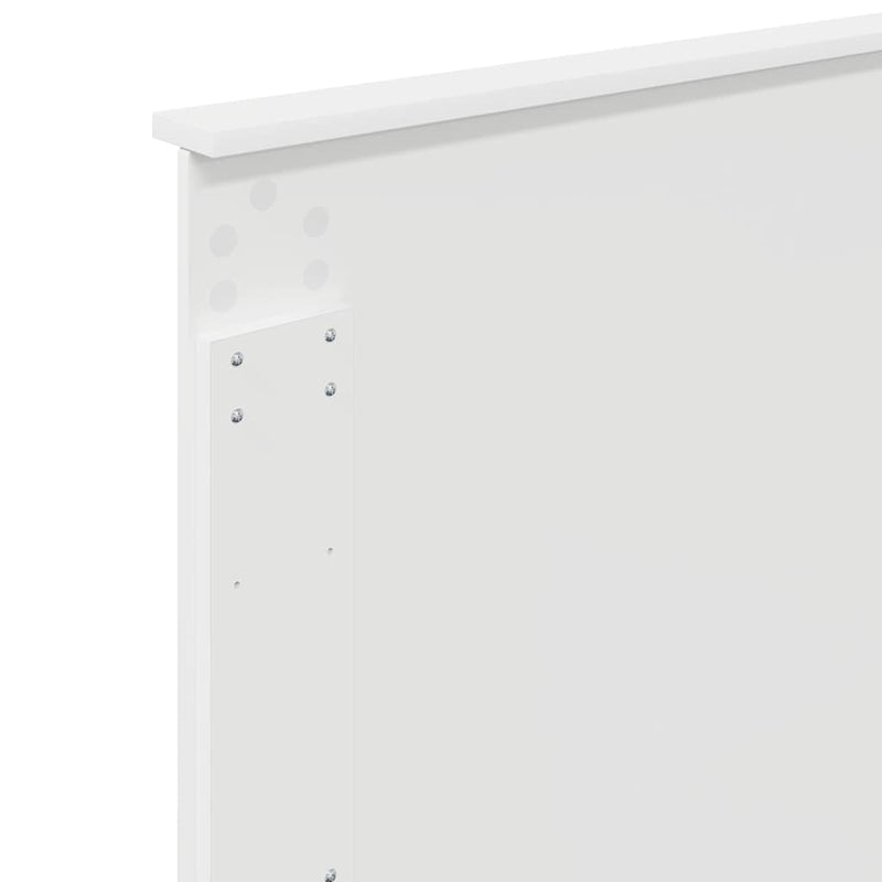 vidaXL Fejtámla fejtámlával Fehér 75 cm Faanyag