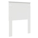 vidaXL Fejtámla fejtámlával Fehér 75 cm Faanyag