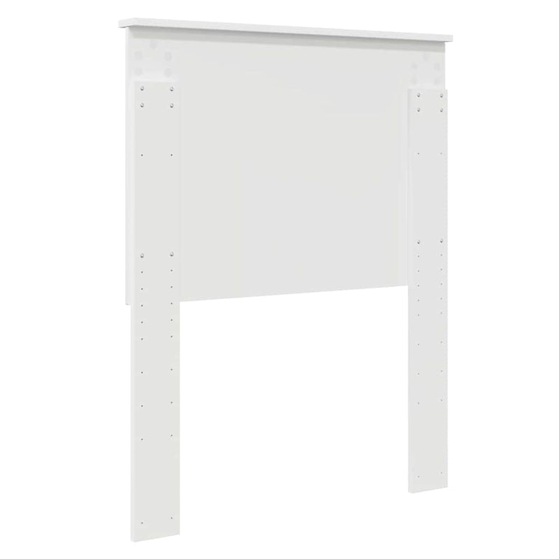 vidaXL Fejtámla fejtámlával Fehér 75 cm Faanyag