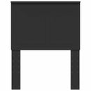 vidaXL Fejtámla fejtámlával Fekete tölgy 75 cm Faanyag