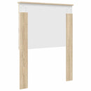 vidaXL Fejtámla fejtámlával Sonoma tölgy 75 cm Faanyag