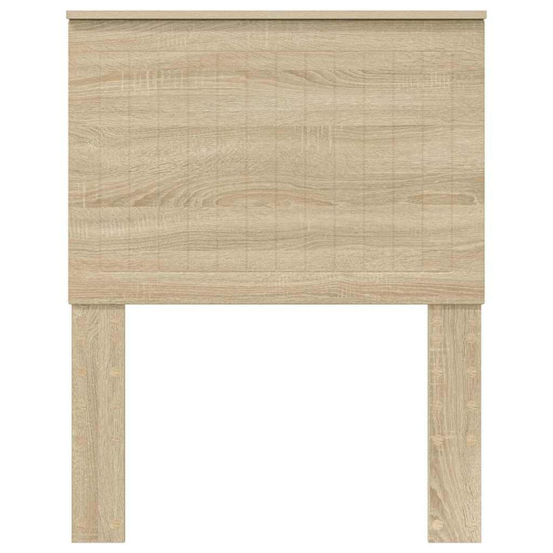 vidaXL Fejtámla fejtámlával Sonoma tölgy 75 cm Faanyag