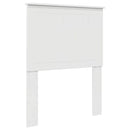 vidaXL Fejtámla fejtámlával Fényes Fehér 75 cm Faanyag