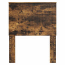 vidaXL Fejtámla fejtámlával Füstölt tölgy 75 cm Faanyag