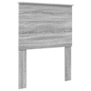 vidaXL Fejtámla fejtámlával Szürke Sonoma 75 cm Faanyag