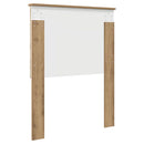 vidaXL Fejtámla fejtámlával Artisan tölgy 75 cm Faanyag