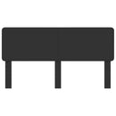 vidaXL Fejtámla fejtámlával Fekete tölgy 200 cm Faanyag