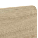 vidaXL Fejtámla fejtámlával Sonoma tölgy 200 cm Faanyag