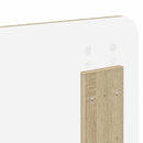 vidaXL Fejtámla fejtámlával Sonoma tölgy 200 cm Faanyag