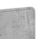 vidaXL Fejtámla Beton Szürke Szerelt fa