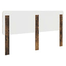 vidaXL Fejtámla fejtámlával Füstölt tölgy 200 cm Faanyag