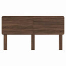 vidaXL Fejtámla fejtámlával Barna Tölgy 200 cm Faanyag