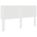 vidaXL Fejtámla fejtámlával Fehér 180 cm Faanyag