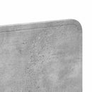 vidaXL Fejtámla fejtámlával Beton Szürke 180 cm Faanyag